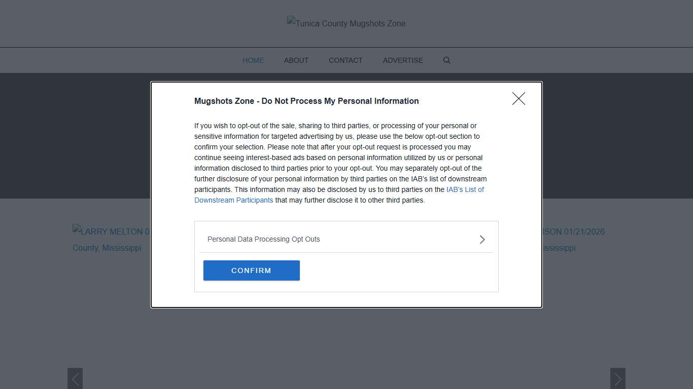 Tunica County Mugshots Zone